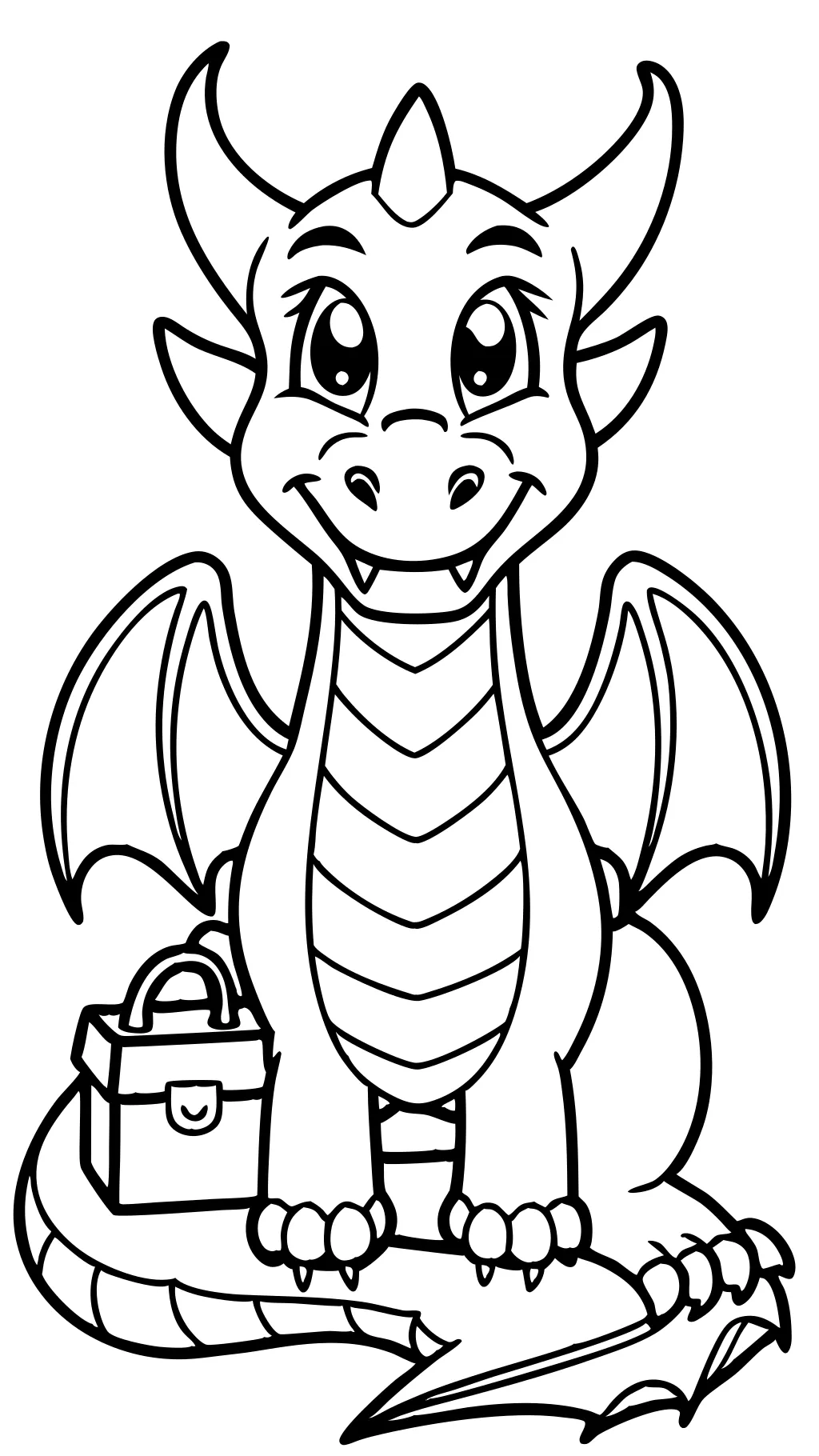 free dragon coloring pages printable